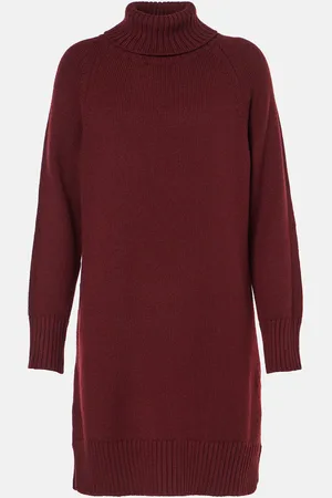 Max Mara Trudy virgin wool turtleneck minidress