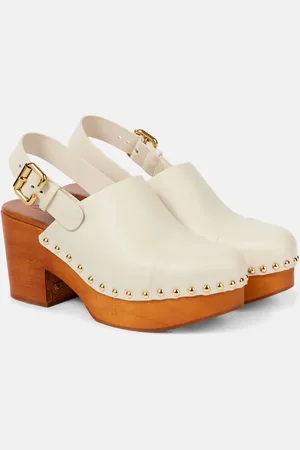 Chloé ChloÃ© Jeannette studded leather clogs