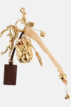 Chloé ChloÃ© Giga Pineapple leather bag charm