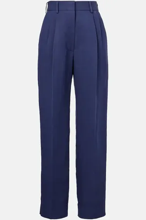 Blazé Milano BlazÃ© Milano Savannah Fox linen and silk straight pants