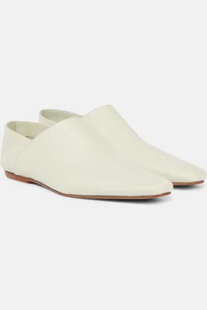 DRIES VAN NOTEN Leather slip-on shoes
