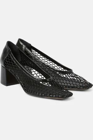 Souliers Martinez Nova Balles leather-trimmed pumps