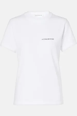 Victoria Beckham Logo cotton jersey T-shirt