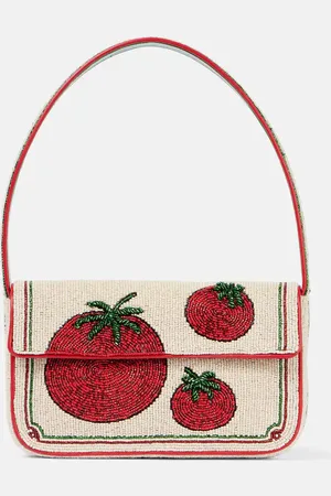 Staud Tommy beaded shoulder bag