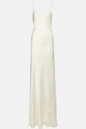 Victoria Beckham Satin slip dress