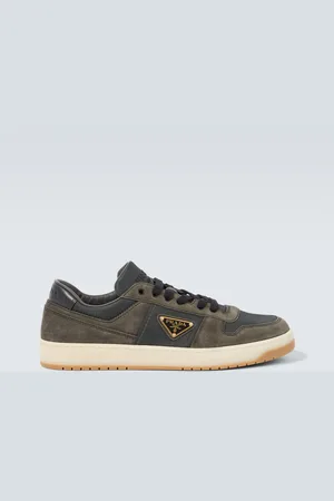 Prada Re-Nylon and suede sneakers