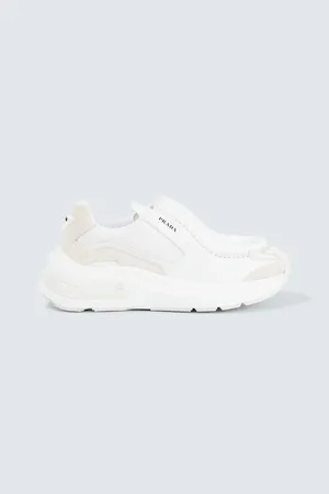 Prada Systeme leather sneakers
