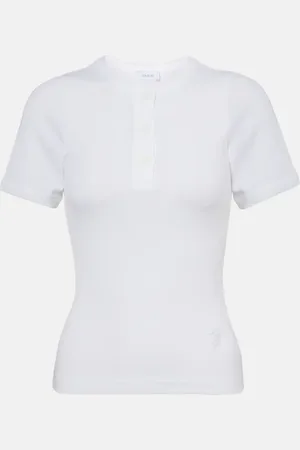 Patou Ribbed-knit T-shirt