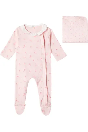 Chloé ChloÃ© Kids Baby cotton jersey onesie and blanket set
