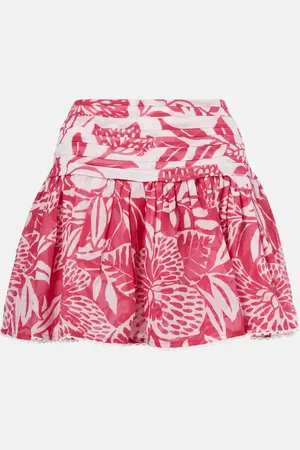 POUPETTE ST BARTH Colleen floral cotton miniskirt