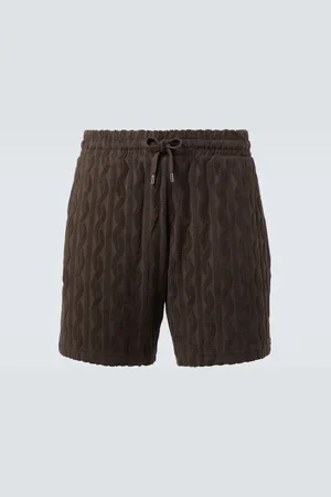 Frescobol Carioca Augusto cotton jacquard shorts