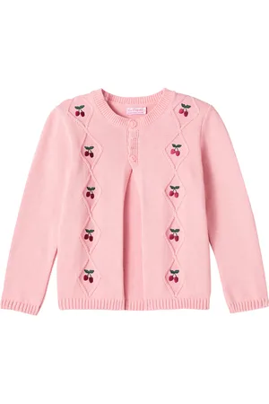 La Coqueta Espina embroidered cotton cardigan