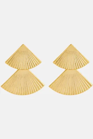 Jennifer Behr Vanna -plated earrings