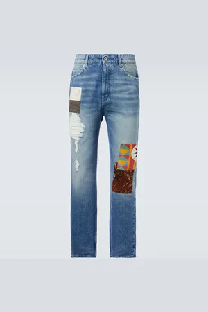 Loewe Patchwork straight jeans