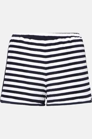 Jade Swim Striped terry shorts