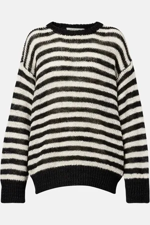 Rohe RÃ³he Striped linen-blend sweater