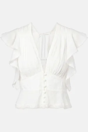 POUPETTE ST BARTH Romy cotton blouse