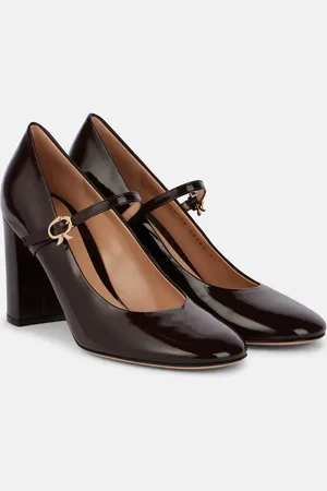 Gianvito Rossi 85 patent leather Mary Jane pumps