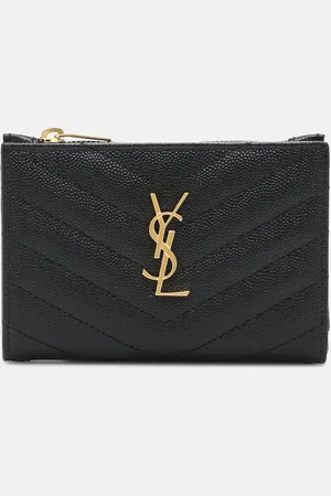 Saint Laurent Monogram zipped leather wallet