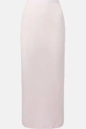 WARDROBE.NYC Sheer midi skirt
