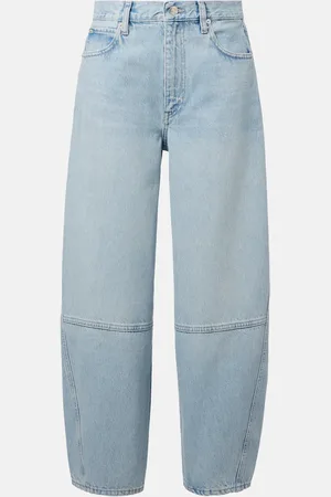 Frame Twisted wide-leg jeans