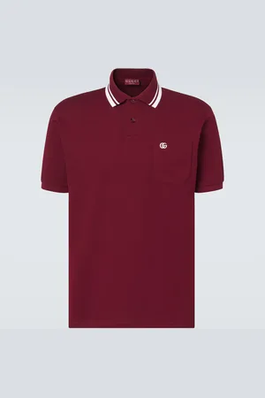 Gucci Double G cotton-blend piquÃ© polo shirt