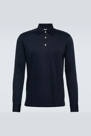 Kiton Cotton poplin polo top