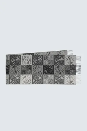 Loewe Anagram wool and cashmere scarf