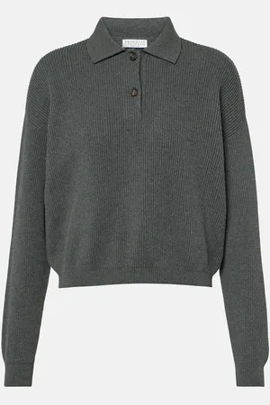 Brunello Cucinelli Cotton polo sweater