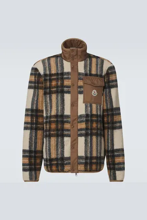 Moncler Checked teddy jacket