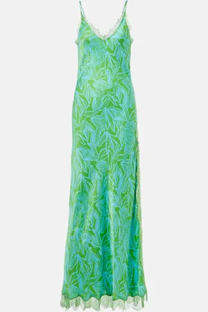 POUPETTE ST BARTH Lucia floral open-back slip dress