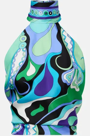 Puccini Orchidee silk top