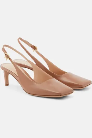 Gianvito Rossi Patent leather slingback pumps