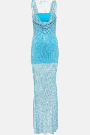 GIUSEPPE DI MORABITO Embellished mesh gown
