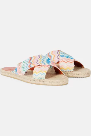 Missoni Harlow Zigzag espadrille slides