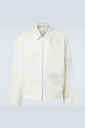 DRIES VAN NOTEN Embroidered denim jacket