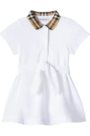 Burberry Baby Burberry Check cotton polo dress