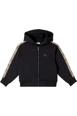 Burberry Burberry Check EKD cotton jersey hoodie