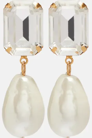 Jennifer Behr Liana -plated drop earrings
