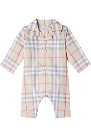 Burberry Baby Burberry Check cotton onesie