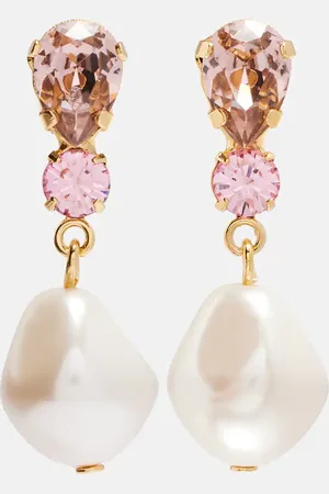 Jennifer Behr Kristina -plated drop earrings