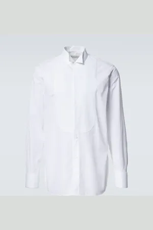 DRIES VAN NOTEN Cotton tuxedo shirt