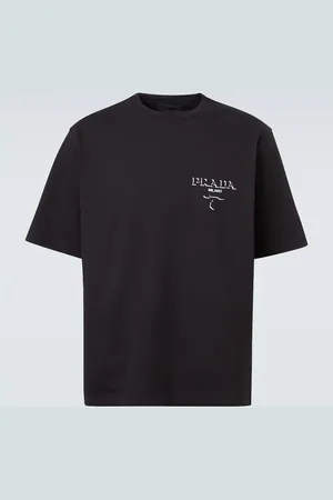 Prada Logo cotton jersey T-shirt