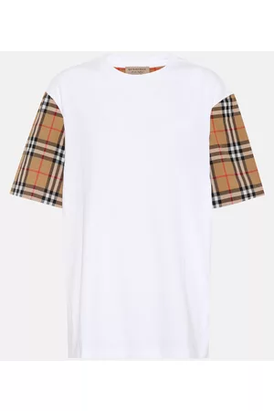 Burberry Women Vintage T-shirts - Vintage Check cotton T-shirt