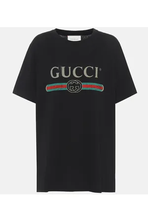 Web Stripe Cotton Twill Bowling Shirt in Beige - Gucci