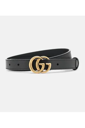 AUTHENTIC GUCCI GG SILVER TONED NAVY BLUE/RED LEATHER BELT- UNISEX 30"  / 75cm XS