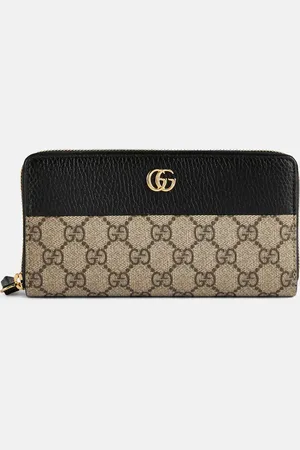 GG Marmont half-moon-shaped mini bag in black leather | GUCCI® US