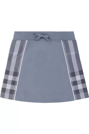 Burberry Checked cotton jersey skirt