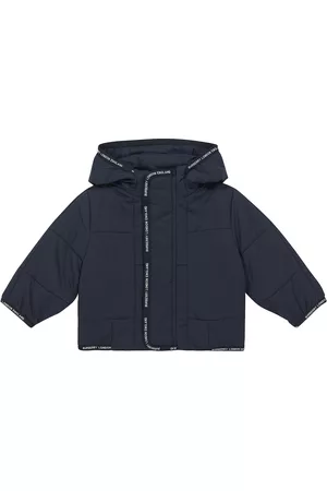 Burberry Kids Baby quilted hooded jacket
