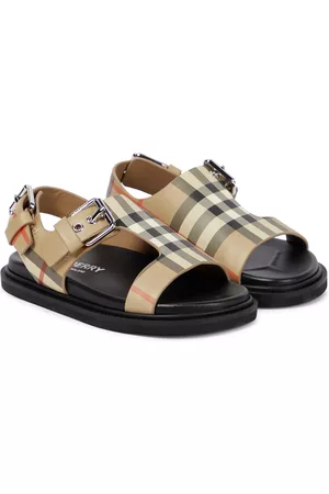 Burberry Vintage Check leather sandals